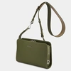 Женская сумка Emilie Easy из натуральной кожи теленка зеленого цвета