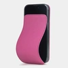 Чехол для iPhone 15 Pro Max из кожи теленка Safiano цвета фуксии