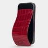 Special order: Чехол для iPhone 14 Pro из кожи крокодила  цвета красный лак