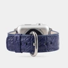 Ремешок для Apple Watch 40/41mm Classic из кожи аллигатора синего цвета