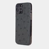 Чехол-накладка для iPhone 15 Pro из кожи страуса серого цвета
