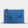 Женская сумка Florette из кожи теленка синего цвета