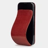 Чехол для iPhone 15 Pro Max из кожи ящерицы, красного цвета