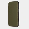 Чехол Benoit для iPhone 15 Pro Max из кожи теленка, зеленого цвета