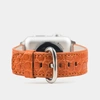 Ремешок для Apple Watch 40/41mm Classic из кожи аллигатора оранжевого цвета