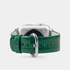 Ремешок для Apple Watch 40/41mm Classic из кожи ящерицы зеленого цвета