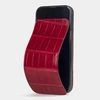 Special order: Чехол для iPhone 14 Pro Max из кожи крокодила, красного цвета