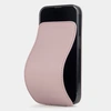 Чехол для iPhone 15 Pro Max из кожи козы, пудрового цвета