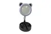                 Кольцевая лампа настольная D3 (16 см) для фото и видеосъемки с креплением телефона и зеркалом черна