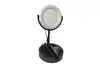                 Кольцевая лампа настольная К-3 (16 см) для фото и видеосъемки с креплением телефона и зеркалом черна