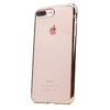Прозрачный силиконовый чехол для iPhone 7 plus золото