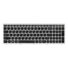 25-206520 Клавиатура черная с серой рамкой