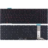 Клавиатура черная c красной подсветкой Asus N551