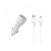 Зарядка АЗУ - 2 х USB / 5V 2,4A + кабель Lightning белый Apple iPhone 6 Plus A1522 (модель CDMA)