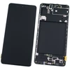 Модуль (дисплей + тачскрин) для Samsung Galaxy A71 SM-A715 черный с рамкой (Premium)