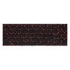 Клавиатура черно-красная без рамки c красной подсветкой MSI Katana GF76 11UC