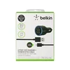 АЗУ "Belkin" 4,2A с двумя USB выходами + USB кабель для Apple Lightning 8-pin (F8J071bt04-BLK) (черный/коробка)