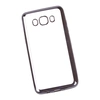 Силиконовый чехол "LP" для Samsung Galaxy J5 2016 TPU (прозрачный с черной хром рамкой, европакет)
