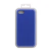 Силиконовый чехол для iPhone SE 2/8/7 "Silicone Case" (синий/коробка) 40