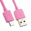 USB кабель REMAX RC-06m Light MicroUSB, 1м, TPE (розовый)