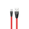 USB кабель REMAX RC-030m Alien MicroUSB, 1м, TPE (красный)