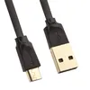 USB кабель REMAX RC-041m Radiance MicroUSB, 1м, TPE (черный)