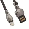 USB кабель REMAX RC-063i King Lightning 8-pin, 1м, металл (черный)