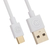 USB кабель WK Worm WDC-052a Type-C, 1м, силикон (белый)