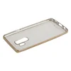 Защитная крышка "G-Case" для Samsung Galaxy S9+ Plating TPU Case (прозрачная с золотой рамкой)