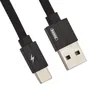 USB кабель REMAX RC-094a Kerolla Type-C, 1м, нейлон (черный)