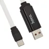 USB кабель HOCO U29 Timer Type-C, цифровой дисплей + таймер, 1м, TPE (белый)