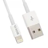 USB кабель HOCO UPL02 Lightning 8-pin, 2.4А, 1.2м, PVC (белый)