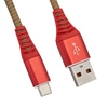 USB кабель "LP" Type-C "Носки" (красный/блистер)