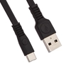 USB кабель WK Flushing WDC-066a Type-C, 1м, TPE (черный)