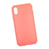 Силиконовый чехол "LP" для iPhone X/Xs "Silicone Dot Case" (розовый/коробка)
