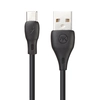 USB кабель WK Full Speed WDC-072a Type-C, 1м, TPE (черный)