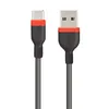 USB кабель REMAX RC-126a Choos Type-C, 2.4А, 1м, TPE (черный)