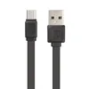 USB кабель REMAX RC-129m Fast Pro MicroUSB, 2.4А, 1м, TPE (черный)
