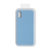 Силиконовый чехол для iPhone X/Xs "Silicone Case" (голубой, блистер) 53
