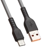 USB кабель "LP" USB Type-C "Extra" TPE (серый/коробка)