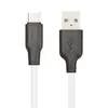 USB кабель HOCO X21 Plus Silicone Type-C, 3А, 2м, силикон (белый/черный)