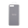 Силиконовый чехол для iPhone 8 Plus/7 Plus "Silicone Case" (темно-серый, блистер)