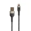 USB кабель REMAX RC-064i Sury 2 Lightning 8-pin, 2.4А, 1м, нейлон (серебряный)