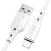 USB кабель BOROFONE BX48 Lightning 8-pin, 1м, 2.4A, PVC (белый)