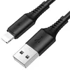 USB кабель BOROFONE BX47 CoolWay Lightning 8-pin, 1м, 2.4A, PVC (черный)