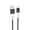 USB кабель HOCO X82 MicroUSB, 2.4А, 1м, силикон (черный)