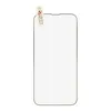 Защитное стекло "LP" для iPhone 14 Thin Frame Full Glue с рамкой 0,33 мм 2,5D 9H (черное)