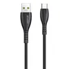 USB кабель AWEI CL-115M Type-C, 2.4А, 1м, TPE (черный)