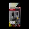 USB кабель "LP" для Apple iPhone/iPad Lightning 8-pin в оплетке (серый/черный/коробка)