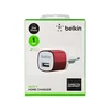 СЗУ "Belkin" 1A с USB выходом (F8JO17E RED) (белый/красный)